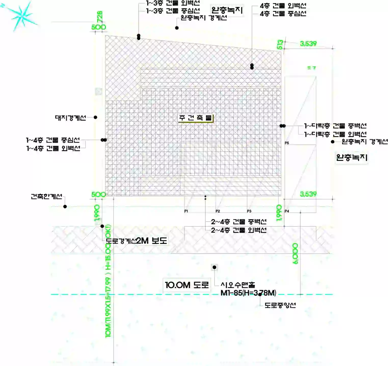 별내동 952-4 배치도 이미지